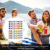 3f6ba851499ba3b3 Mahjong Set Flag Board with Unique Pattern Tiles Parent Child Game for Family Party Adults Children Kids