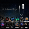 2-in-1 Mini Galaxy Star Projector Night Light – Starry Sky Ambient Lamp for Bedroom Sleep & Decoration