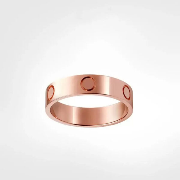 Screw love woman Classic designer jewelry rings for couples Titanium Steel diamond ring Gold Sier Rose Never fade Not allergic 4/5/6mm