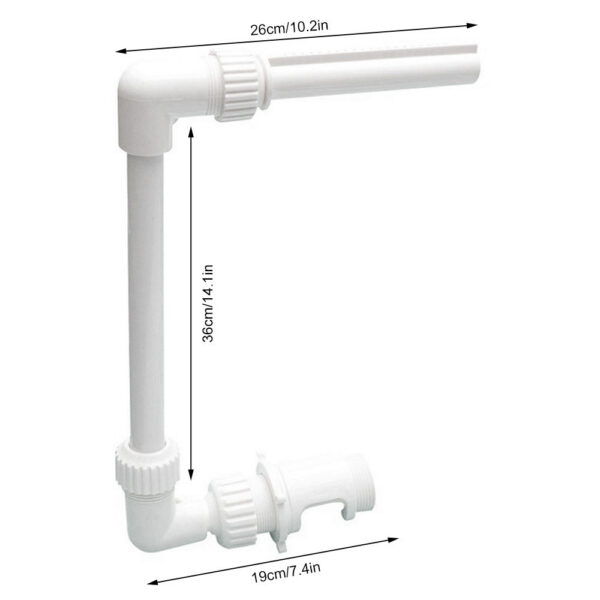 Waterfall Fountain Kit PVC Feature Water Spay Pools Spa Decorations Easy Install Swimming Pool Accessories