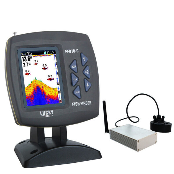 3fa7cdccd2d6c0c8 LUCKY FF918-CWLS New for Boats 980 ft 45 Degree Wireless Operating Range Fishing Fish Finder
