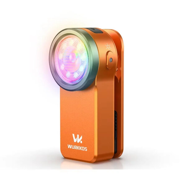 3fad21d5f7f14007 Wurkkos HD03 680LM Mini Clip Light USB Rechargeable Pocket Flashlight Spotlight/Floodlight Portable RGB Torch with Magnet