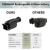 3fb866d0aa1dd484 Monocular Vision Device 1080P HD Infrared 5X Digital Zoom Hunting Telescope Outdoor Day Night Dual Use 100% Darkness 800m