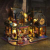 2014 New DIY Big Doll House Wooden Case Miniature Furniture Dollhouse Toys for Children Birthday Gifts