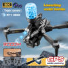New K10 Max RC Drone 8K Professional Triple Camera Optical Flow Obstacle Avoidance Gesture Photography Foldable Quadcopter Toys