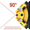 3fc7028fb25c785e Intelligent 3In1 Measure Rangefinder High-precision Digital Laser Tape Range Finder Measuring Instrument Level