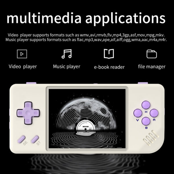 ANBERNIC RG28XX Retro Handheld Game Console 2.83-inch IPS Screen ux OS Built-in 3100mAH Battery 64G TF Card 5516 Games