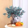3fe7c3a817e8f0d8 Momkids 6 Pcs Babys Breath Bulk Artificial Faux Silk Flower Gypsophila Bouquet Winter Real Touch Fake Floral for Office Kitchen Wedding Restaurant Centerpieces Christmas Party Decor (White)