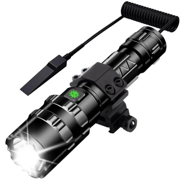3ff932a657df3084 Professional Hunting Tactics Night Reconnaissance LED Flashlight L2 Lamp Beads Waterproof Rechargeable Outdoor Portable Torch