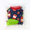 Gnome Dog Christmas Pajamas, Dog Winter Clothes for Small Dogs Girl, Lightweight Velvet Pet Jumpsuit, Cat Outfit, Black, Red, Small