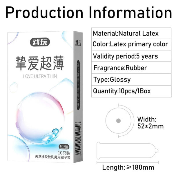 4056588ad360c938 OLO 10Pcs Oral Sex Condoms with Strawberry Taste Safe Sex Penis Sleeve Condom Intimate Goods Tongue Sex Lick Dick Toys for Adult