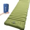 4057a1d58745fa27 MEETSUN Insulated Sleeping Mat for Camping,50D Poly Pongee Fabric,Wear-Resistant,Enlarged Size,5" Thick Camping Mattress Pad with Built-in Foot Pump,Lightweight Sleeping Pad for Backpacking,Car,Tent.