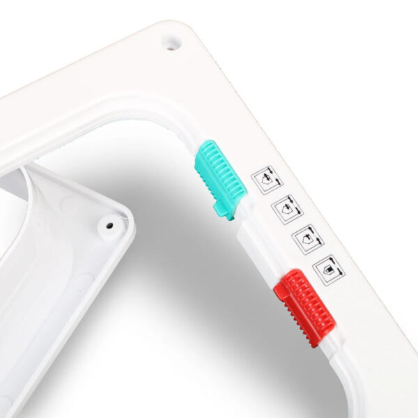 405c7f9c18fb2d5a With 4 Way Lock Security Flap Door For Dog Kitten Cat Puppy Safety Gate Small Pet Supplies ABS Plastic
