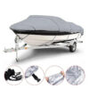 40726f024e4bec48 Boat Cover Yacht Outdoor Protection Waterproof Boat Cover Fabric Anti-smashing Tear Proof Silver Reflective 11-22FT