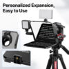 Ulanzi RT02 Teleprompter Portable Mini Collapsible Prompter for Tablets DSLR Laptop Camera Phone Live Streaming Video Recording
