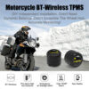 40893023831d1bfe Motorcycle TPMS 2 Sensors Bluetooth 4.0 5.0 Tire Pressure Monitoring System Pit Bike Tyre Tester Diagnostic Set Moto Accessories