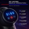408acbe72cd53963 Deep Muscle Massage Gun Electric Percussion Pistol Massager For Body Neck Back Leg Fiess Tool 30 Levels