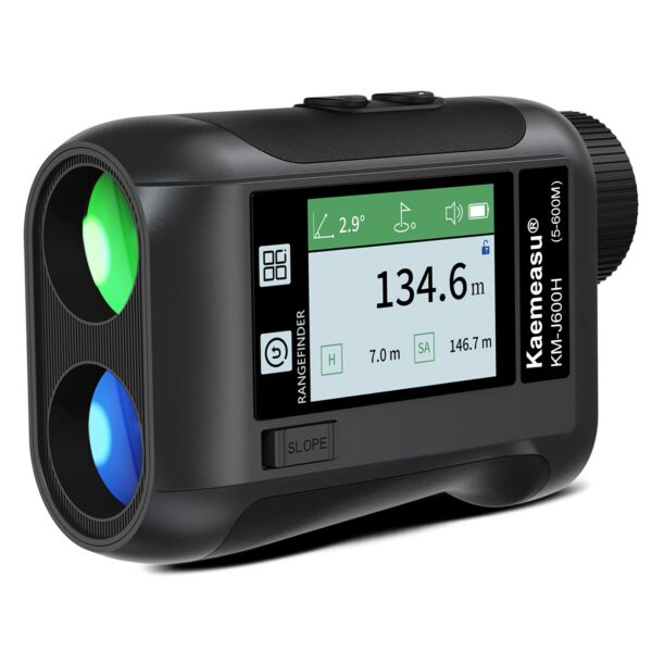 touch screen Range Finder Golf Telescope rechargeable rangefinder LCD Display Laser Distance meter with Flag-Lock 600m