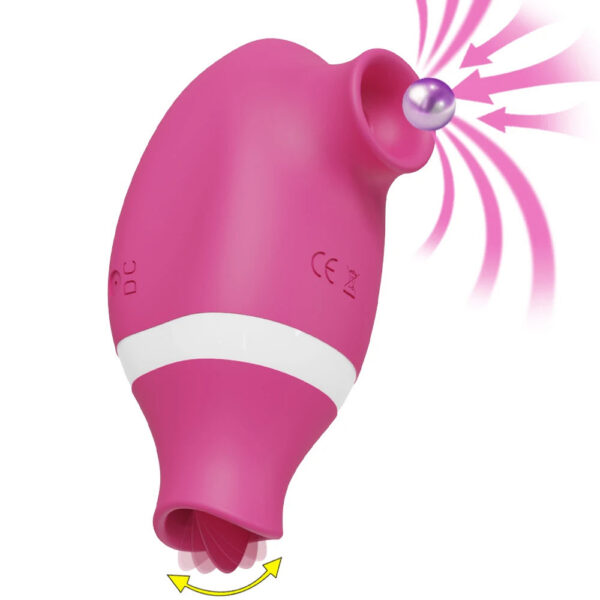 40973df509b4cf1f 2 in 1 Clitoris Sucking Vibrator for Women Vibrating Egg Licking Oral Clit Vacuum Stimulator Female Goods Sex Toys for Adults