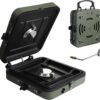 409f9eb8befd3c3f 2 Burner Propane Camping Stove,Portable Folding Gas Stove for Camping with 17200 BTU,Two Adjustable Burners with Easy Carrying Handle&Inlet Gas Pipe,Outdoor Camp Stove for Camping Backpacking