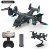 40a853c65ca2d386 LM19 Remote Control Helicopter Drone 480P Camera Fighter Quadcopter Osprey Aircraft RC Drones for Children Kids Plane Toys Gifts