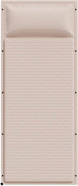 Car Air Mattress Foldable for Mercedes Benz GLC Coupé C253 C254 2016-2025, Back Seat Camping Bed Breathable Airbed Auto-Inflation Without Air Pump SUV,Beige Single