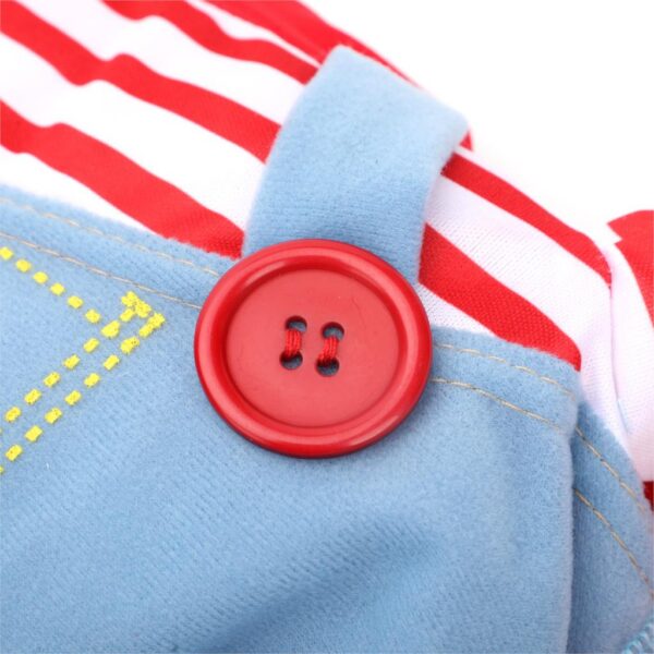 Halloween Costumes Funny Pet Clothes Adjustable Dog Cosplay Costume Sets Novelty Clothing For Medium Large Dogs Bulldog Pug