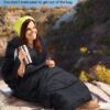 40ce237ab07cc72d Sleeping Bag for Adults 220×85cm, 3-4 Season Warm & Cool Weather Sleeping Bag with Zippered Holes for Adults & Kids Camping,Traveling, Music Festival and Outdoors,1.9KG