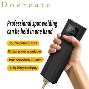 80 Gears Welder Adjustable Portable Handheld Digital Display Mini Spot Welding hine Automatic Trigger for 18650 Battery