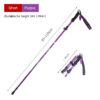 40e8802ad62c0f59 5-Section Telescopic Folding Trekking Poles Outdoor Camping Ultralight Portable Foldable Walking Hiking Stick