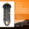 Penis Condom Wolf Tooth Thickening Penis Sleeves Granular Stimulus Safer Sex Toys Dick Erotic Male Adult Products Reusable Cock