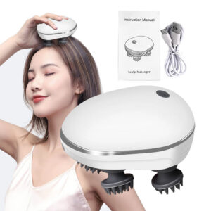 41067f4af4ab0aca Head Scalp Massager for Red Light Promoting Hair Growth Kneading Vibration Soft Silicone Stress Relax Body Massage Health Care
