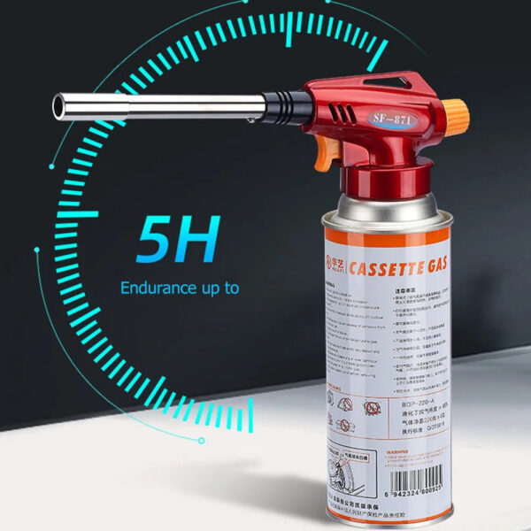 410a0edf2e4a0395 Butane Torch Head Grill Cooking Torch with Adjustable Flame Flame Thrower Reverse Use for Outdoor Camping BBQ Picnic Hiking