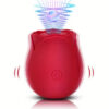 Powerful Sucking Rose Vibrator Toy Women Vacuum Stimulator Oral Nipple Clit Sucker Toys Goods for Female Adults