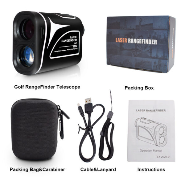 NORM Professional Laser Distance Meter Golf RangeFinder with Slope Trectory Compensation