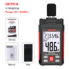 GVDA Digital Audio Level Sonometro Sound Decibelimetro 30-130dB Decibel Portable Noise Meter