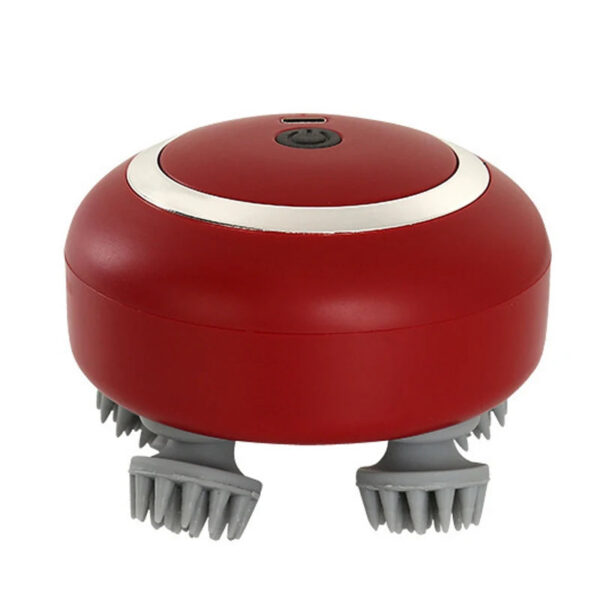 417e3d69b2b45e23 Head Massager with Adjustable Speed for Scalp Massage Red Light for Hair Care Soft Silicone for Deep Kneading of the Head