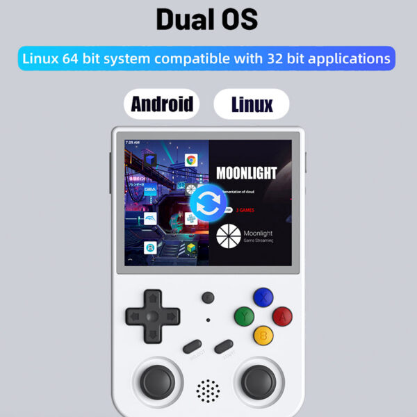 41840d17ddd296c0 Anbernic RG353V RG353VS 64 128 256 G Touch Screen Handheld Players Android 11 LINUX Dual System Portable Video Game Console