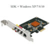 4185d31fee26c1d2 LX725 SD 768x576 Video Capture Card With SDK DV Camera TV Box Magnetic Tape PCI-E Converter Support Windows XP 7 8 10