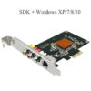 41955bfef94dbae1 LX725 SD 768x576 Video Capture Card With SDK DV Camera TV Box Magnetic Tape PCI-E Converter Support Windows XP 7 8 10