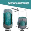 Frelaxy Compression Sack, Ultralight Sleeping Bag Stuff Sack, 40% More Storage! 11L/18L/30L/45L/52L, Compression Stuff Sack - Space Saving Gear for Camping, Hiking, Backpacking
