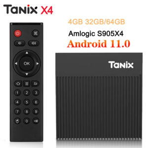 41b4d4f2ddefdd4f Original Tanix X4 Android 11.0 TV BOX Amlogic S905X4 4GB 32GB 2.4G&5G Dual Wifi 4K 4GB64GB Smart Set Top Box Media Player