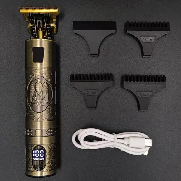 41ccab824c3b0a0a Men's Shaver for Men Electric Razor Cordless Beard Trimmer Fast Charging LCD Display Clipper Shaving hine 5 220211