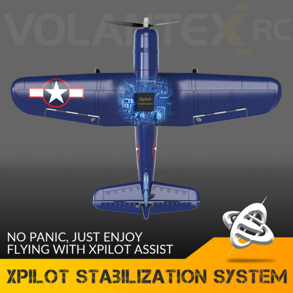 41dc4faab617564d New F4U Corsair RC Plane 2.4Ghz 4CH 400mm Wingspan One-Key Aerobatic RTF Remote Control Aircraft Toys Gifts for Children