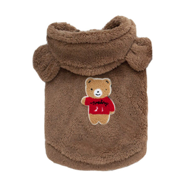 41dcf5d9a862cc19 Fleece Hoodie Winter Pet Dog Clothes Coat Jacket Soft Ropa Perro French Bulldog for Dogs Pets Clothing Pug