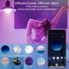 Tuya LED Bulb E27 APP Control Dimmable Light Bluetooth RGB Lamp 220V Bedroom Decoration Party Lighting Smart Life