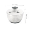 41f1dd37bb32f521 Press Type Vegetable Fruit Dryer Household Large Capacity Dehydrator Kitchen Accessories Drain Salad Basket Gadgets