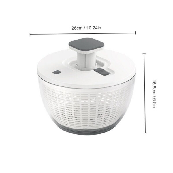 41f1dd37bb32f521 Press Type Vegetable Fruit Dryer Household Large Capacity Dehydrator Kitchen Accessories Drain Salad Basket Gadgets