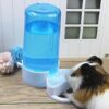 421c46f92c356ee1 Pet Feeder Automatic,Bird Hamster Small Animal Feeder, Automatic Feeding Device Dispenser for Hamster Bird Pigeon Parrots Mini Hedgehog with Holder (5.90x2.83x6.10in)