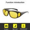 Drivers Goggles Interior Accessory Protective Gears Sunglasses Night Vision Anti Glare Car Driving Glasses 2024 NEW